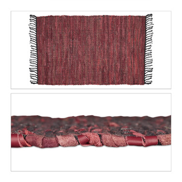 Relaxdays Patchwork Rug, 60x100 cm