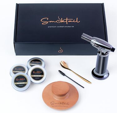 Набір для копчення Bourbon Smoker Set – Набір для приготування коктейлів з ароматом бурбону, 1 шт.
