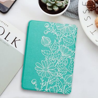 Чохол для Kindle 6' (11-го покоління) 2024/2022 (C2V2L3) з авто-вимиканням, PU шкіра, захисний чохол Löwenzahn (Мандала)