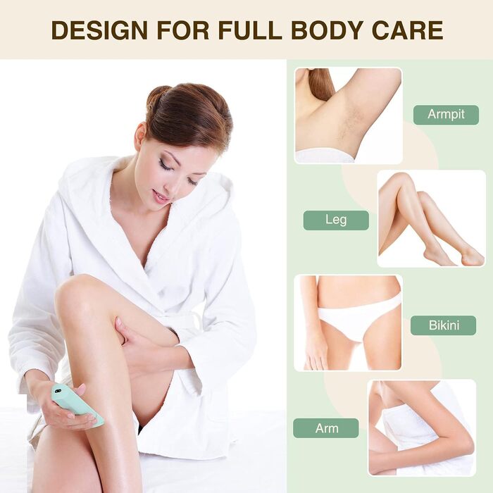 Електричний триммер для бікіні та тіла: для жінок та чоловіків, з керамічними лезами Dunkelgrün