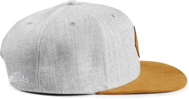 Кепка бейсболка Soulbuddy Snapback унісекс сіра – регульована кепка для чоловіків та жінок, зручна для міста та активного відпочинку