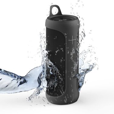 Hama Twin: Набір 2 Bluetooth колонок 30W, водонепроникні (IP67), чорні. Портативні, плавучі, до 10 годин роботи. True Wireless Stereo.
