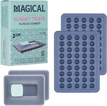 Magical Butter Silicone Candy/Chocolate/Soap Cups, Non-Stick, 2 ml