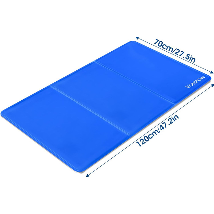 EONPOW Dog Cooling Mat, Cooling Mat for Dogs Pet Cooling Mat Non-Toxic Gel Self-Cooling Pad and Cat Cooling Pads XL(75*120cm)