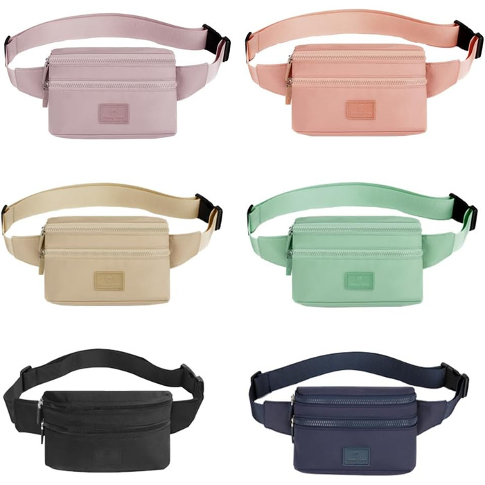 Поясна сумка на пояс для жінок та чоловіків, спортивна, водовідштовхувальна, для бігу (фіолетовий)