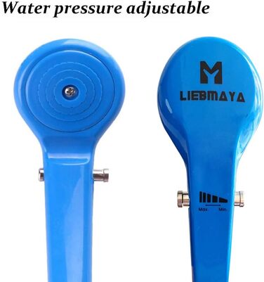 12V Cigarette Lighter Socket Outdoor Camping Shower with Submersible Pump for Car, Vehicle, Motorhome, Caravan, RV, Blue