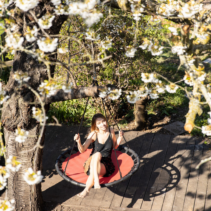 Relaxdays Hanging Nest Chair 120cm