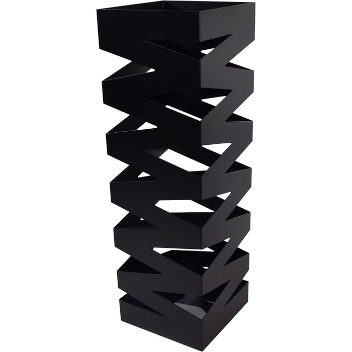 Сумка-стійка для парасольки Mango Steam Quadratisch, чорна (Zick-Zack-Schwarz)