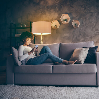 Relaxdays Standing Lamp Living Room Beige