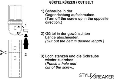 Жіночий ремінь StyleBREAKER з різними заклепками, штучна шкіра, бронзовий, регульований