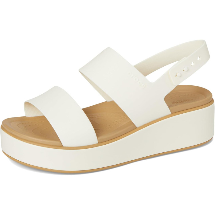 Crocs Brooklyn Wedge Sandal жіночі босоніжки на танкетці 39 EU бежеві