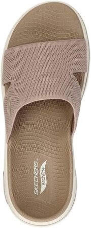 Сандалі Skechers Go Walk Arch Fit 2.0 жіночі бежеві 40 EU - комфортні повсякденні босоніжки
