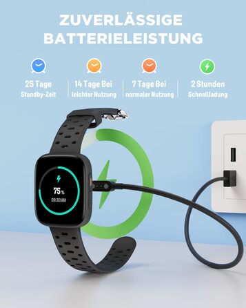 Смарт-годинник BIGGERFIVE для дітей з/без додатку, 1.8' фітнес-годинник, крокомір, пульсометр 24/7, будильник, водонепроникність 30м, монітор сну, пазли-ігри, 100+ циферблати для дівчаток, хлопчиків, підлітків 5–16, чорний