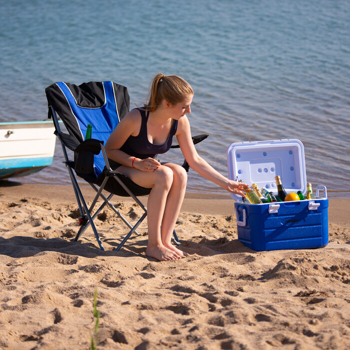 Складане крісло для кемпінгу Relaxdays з м'якою підкладкою