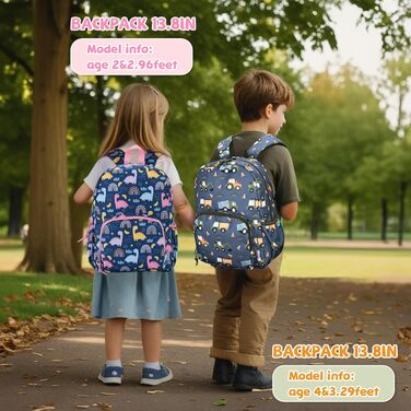 Дитячий рюкзак Chase Chic для дівчаток та хлопчиків, 9.5л, 4-6 років - для школи, подорожей, прогулянок (Метелик/Авто)
