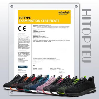 Черевики робочі чоловічі та жіночі, спортивні, з металевим носком, антиковзаючі, дихаючі, розмір 35-46 (36 EU, зелений)