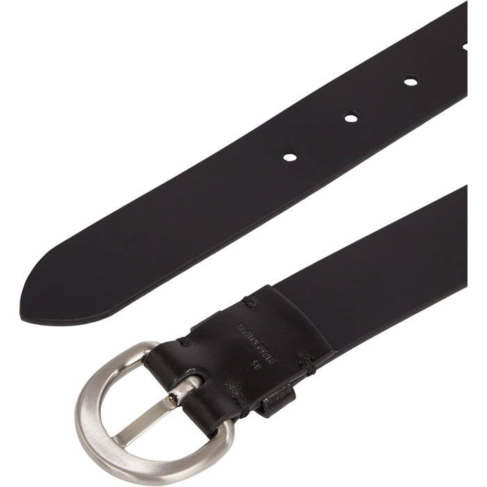 Жіночий шкіряний ремінь Calvin Klein Classic з класичною пряжкою, чорний (95 см)