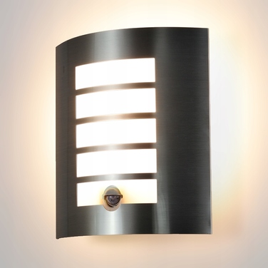 Садовий настінний світильник Kwazar Luminaire, сірий, E27, 15 Вт