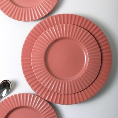 Посуд Christian Siriano Lusso Tafelservice 16 предметів, білий, кераміка для 4 осіб