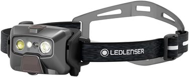 Налобний ліхтар Ledlenser HF6R Signature, 800 люмен, водонепроникний, IP68, з червоним світлом, акумуляторний, для активного відпочинку (чорний)