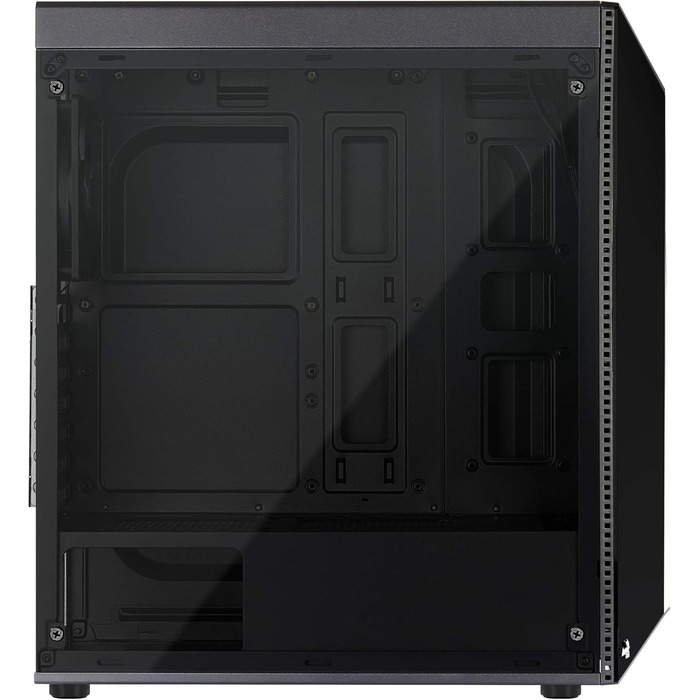 Корпус для ПК AeroCool SHARD, ATX, з акриловим склом, RGB, 13 режимів, вентилятор 12 см, чорний
