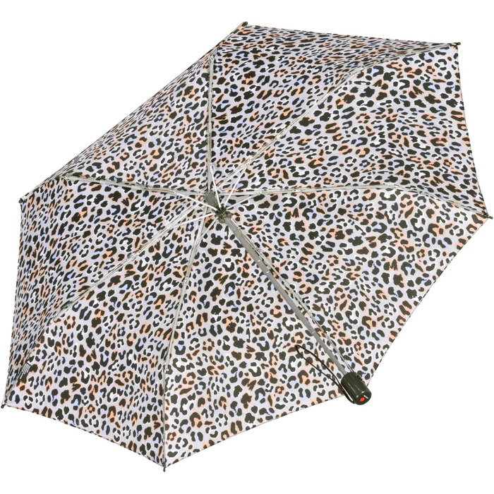 Зонт Knirps Taschenschirm Slim Duomatic з автоматичним відкриванням/закриванням та UV-захистом Renature - Green (Jaguar Apricot)