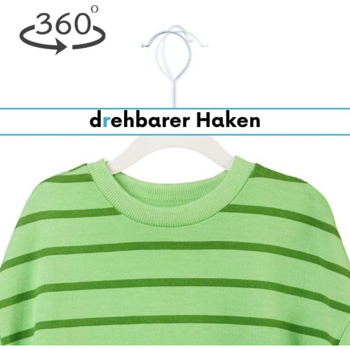 Набір з 30 дитячих вешалок OGIVO з оксамиту, 30 см, білі