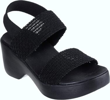Skechers Cali Day сандалі жіночі на підборах, чорні плетені (35 EU)
