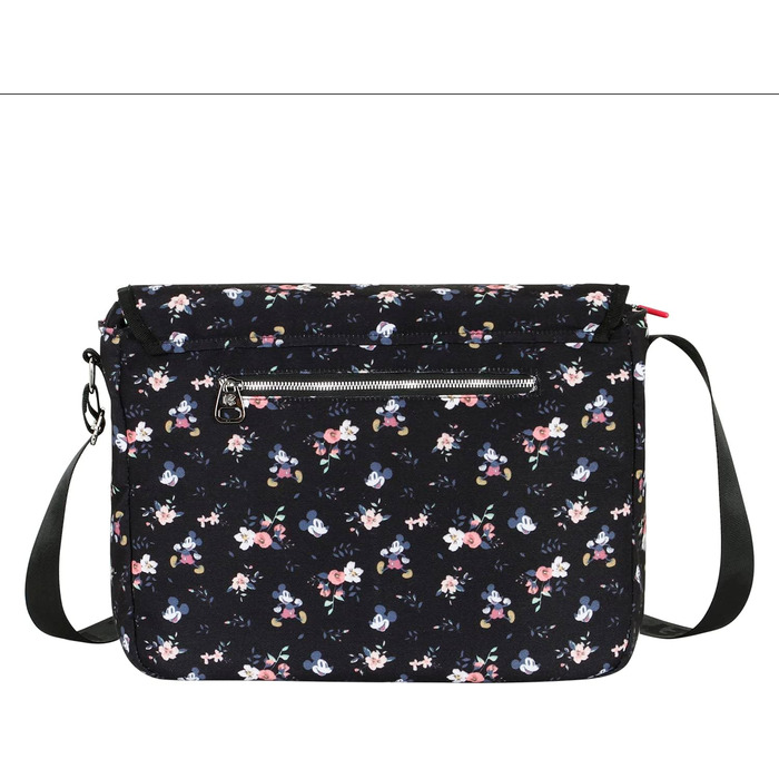 Mickey Mouse Nature-Large Satchel Shoulder Bag, Black