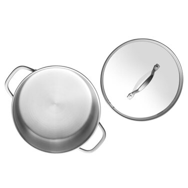 Набір каструль Zwilling Flow з нержавіючої сталі, 9 предметів