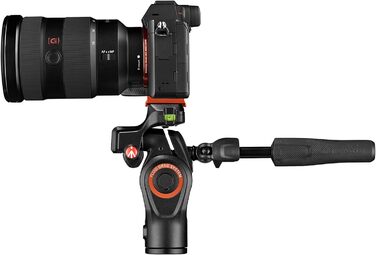 Штатив для камери Manfrotto Befree 3-Way Live Advanced для Sony Alpha, алюмінієвий, з трьохсторонньою головкою, для фото та відео, влоггінг, з сумкою