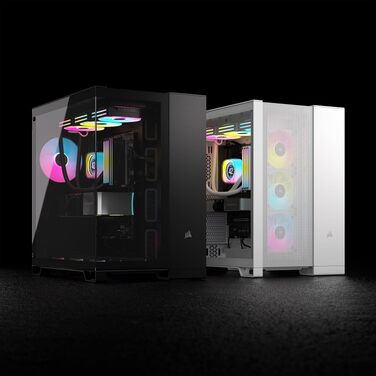 Корпус для ПК Corsair 6500D Airflow Mid-Tower ATX, двокамерний дизайн, підтримка Reverse Connection материнських плат, білий