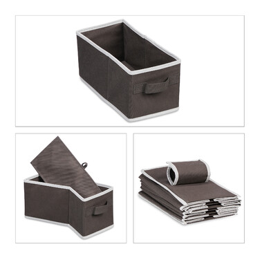 Relaxdays Hanging Shelf Closet Organizer with 7 Compartments