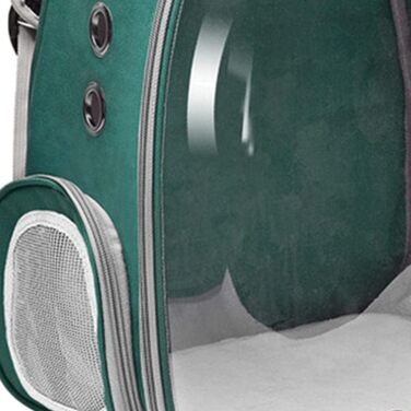 Рюкзак-переноска для кота MagiDeal Premium, велика прозора сумка для тварин, портативна, з вентиляцією, водонепроникна (зелений)