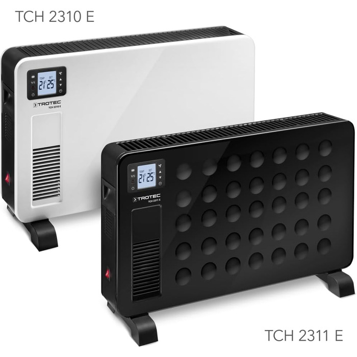 Електричний конвектор Trotec TCH 2311 E – 2300 Вт, чорний, мобільний
