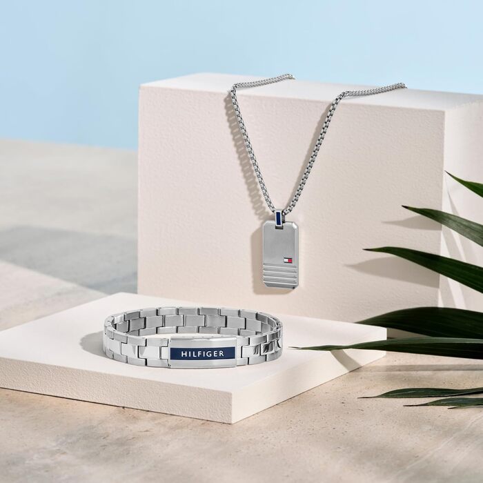 Браслет Tommy Hilfiger чоловічий сріблястий з нержавіючої сталі 2790485