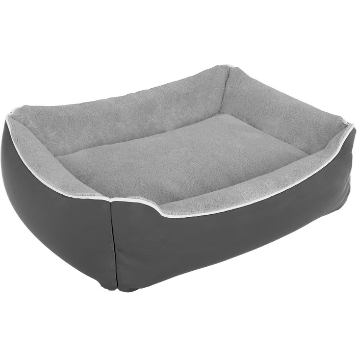 Лежанка для собак та котів Sogni E Capricci NUVOLA, сіра, 62x50x17 см