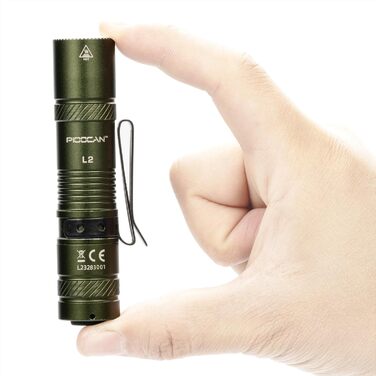 LED ліхтарик Klein 1200 люменів, перезаряджається, 4 режими, зелений. Ідеально для кемпінгу, риболовлі, ремонту та надзвичайних ситуацій