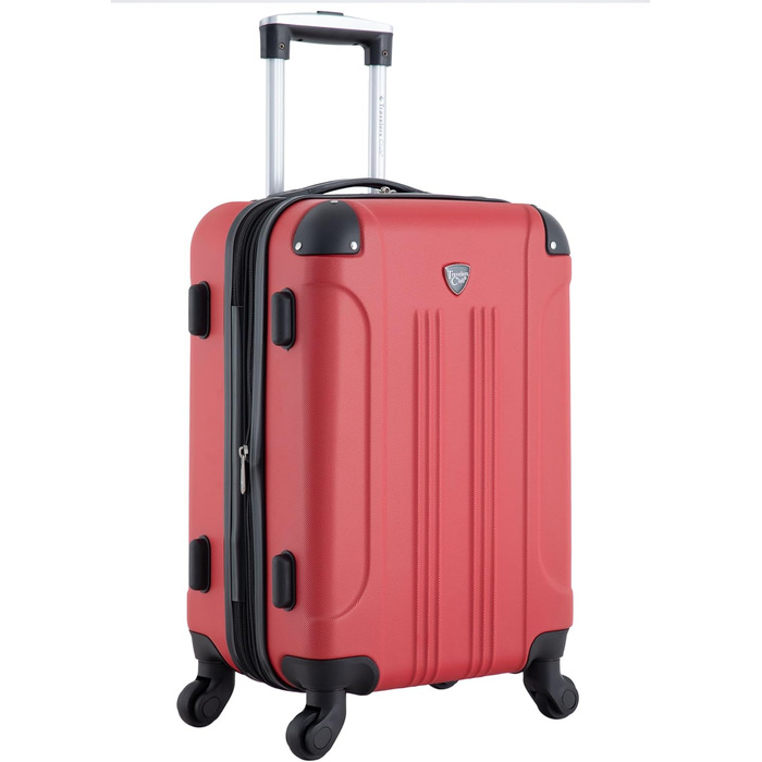 Набір валіз Travelers Club Chicago Hardside Spinner (3 шт.) – розширювані, блакитно-зелені, з колекції 'Trace of Paradise'