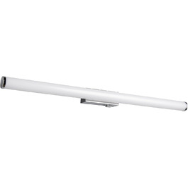 Trio Leuchten LED Bathroom Wall Light Mattimo 283274106, Metal Chrome, White Plastic, 4.3 Watt LED (Width 80cm)