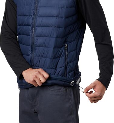 Жилет чоловічий Columbia Powder Lite Vest, пуховик без рукавів, M, Collegiate Navy