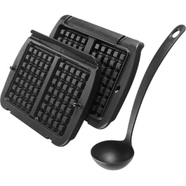 Вафельниця-насадка Tefal XA7248 для гриля OptiGrill, чорна