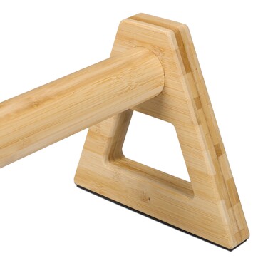 Relaxdays Push-Up Grips Bamboo 2-Piece Set