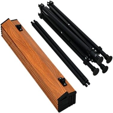 Складаний садовий/туристичний столик Ondis24 з алюмінію, 71 x 69.5 x 67.5 см, коричневий. Максимальне навантаження: 50 кг