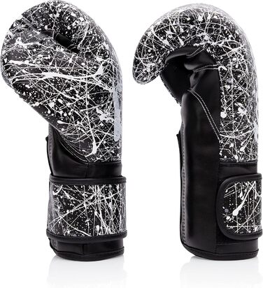 Боксерські рукавички Fairtex BGV14 для муай-тай, кікбоксингу, MMA, K1. Унісекс, дитячі, чоловічі, жіночі. Чорний/Білий, 16 oz