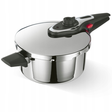 Скороварка LAMART LT1311 4л, нержавіюча сталь, індикатор тиску, для індукційних та газових плит