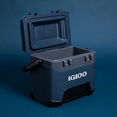 Термобокс IGLOO BMX 52 49L – надміцний охолоджувач для кемпінгу, риболовлі, фестивалів. Довго зберігає холод (Синій, 49 літрів)