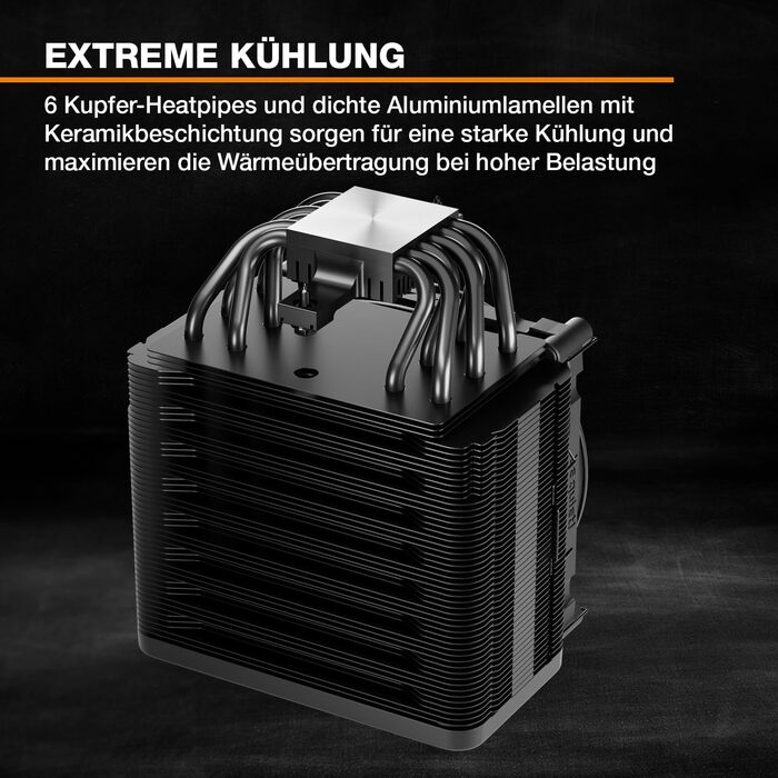be quiet! Dark Rock 5: Потужний кулер для процесора з 7 теплових трубок та тихим вентилятором