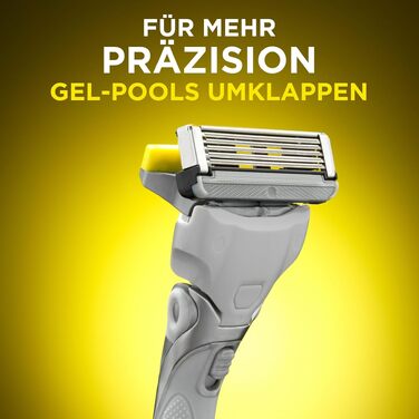 Бритва для чоловіків Wilkinson Sword Hydro 5 Ultimate: бритвенна система з 5 змінними касетами, зволожуючим гелем та технологією амортизації