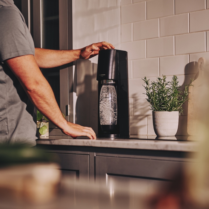 Сифон для води SodaStream Terra, чорний + 3 пляшки + балон CO2